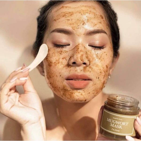 Mặt Nạ Ngải Cứu I'm From Mugwort Mask Giảm Đỏ Sưng Mụn 110g
