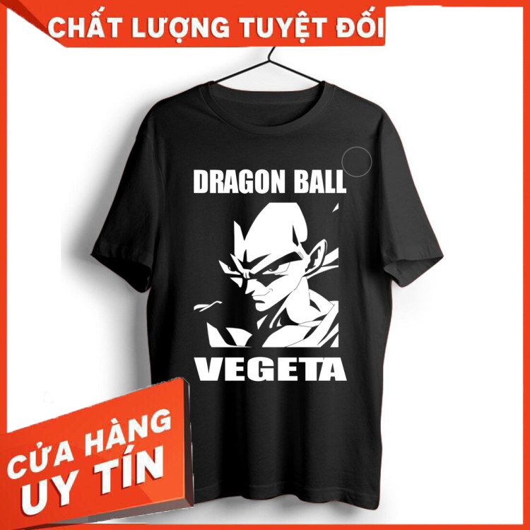 [HOT] Áo thun 7 vien ngọc rồng VEGETA(Đen) [HOT]