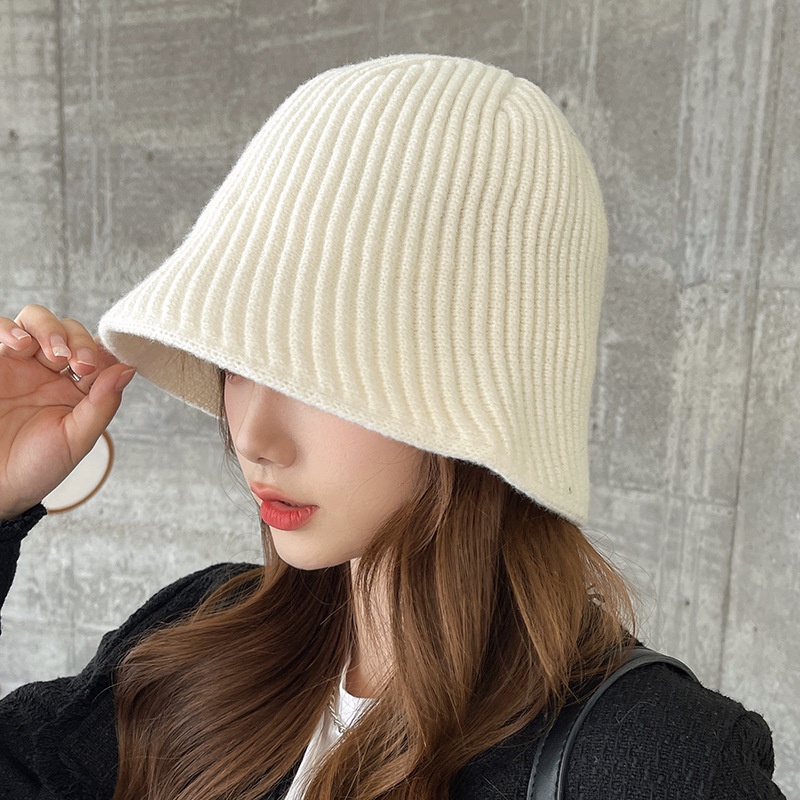 Mũ bucket Dệt Kim Chất Liệu cotton Thời Trang Mùa Thu Phong Cách Hàn Quốc