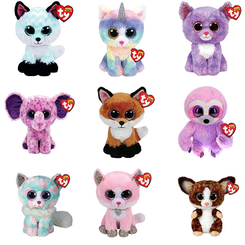 Đồ chơi nhồi bông 15CM Hình Động Vật Dễ Thương