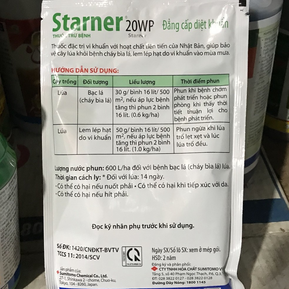 Starner 20WP đặc trị vi khuẩn gây thối nhũn 100g