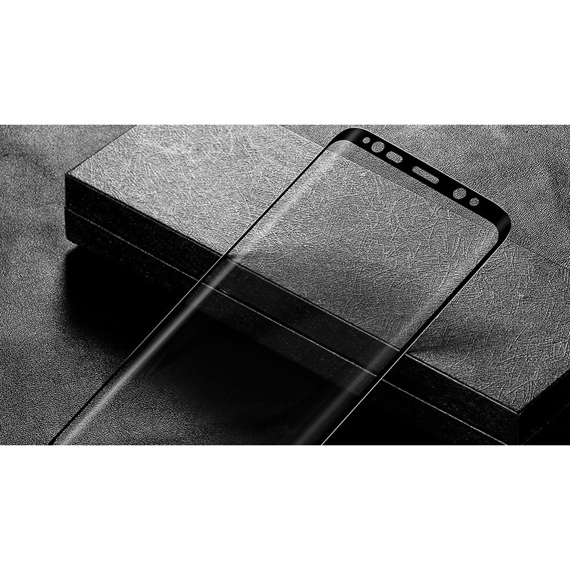 Kính cường lực full Beseus SGSAS8P-3D01 Samsung Galaxy S8 - cong tràn viền (Đen)