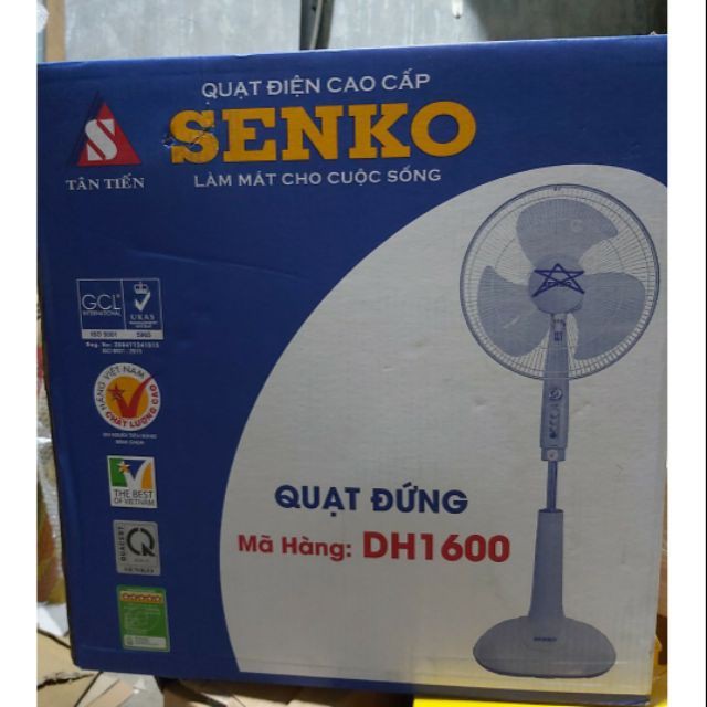 [CÓ NOWSHIP 1H] QUẠT ĐỨNG CÓ HẸN GIỜ SENKO DH873 thay mẫu mới - DH1600 bảo hành 2 năm