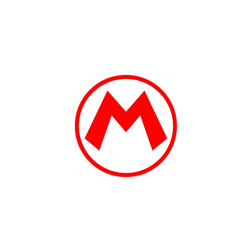 Hình dán Sticker MARIO, hình dán Nấm Mario, decal Nấm Lùn, decal dán laptop