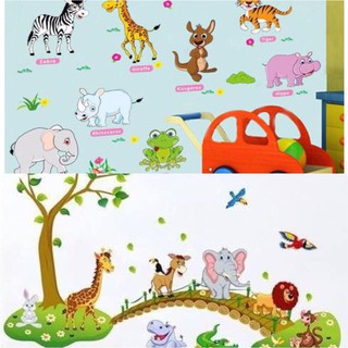 Tranh dán tường decal - combo 2 tranh