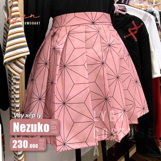 Váy xếp ly Nezuko