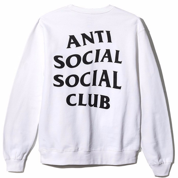 Áo Sweater Nỉ ANTI SOCIAL CLUB Dáng Rộng Unisex Nam Nữ