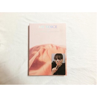 SNSD Tae Yeon Album My Voice Deluxe Blossom ver đã khui seal, photocard như hình.