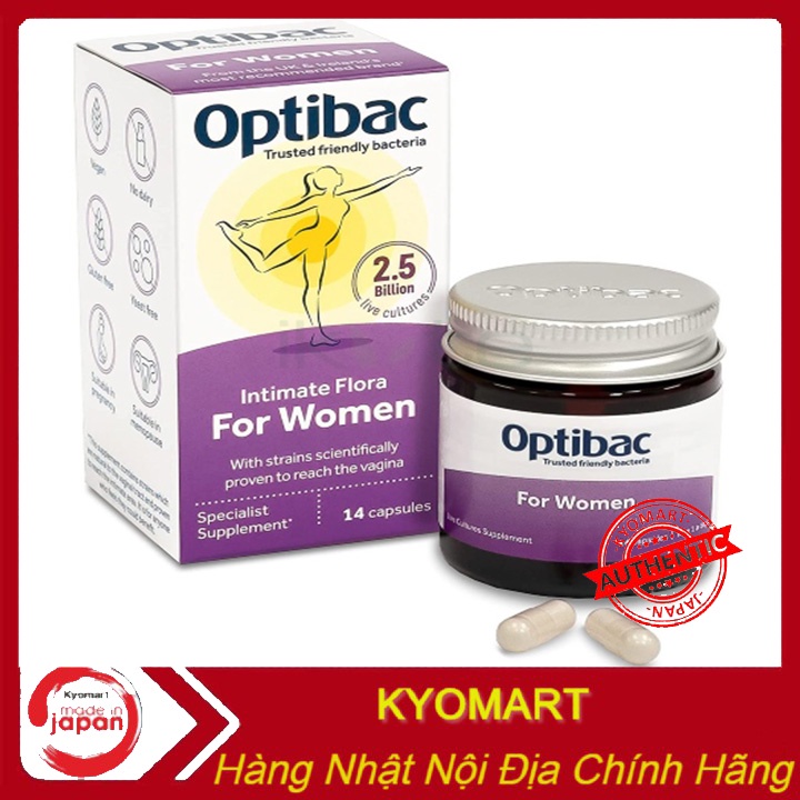 Men vi sinh Optibac tím (Optibac For Women) chuẩn nội địa UK