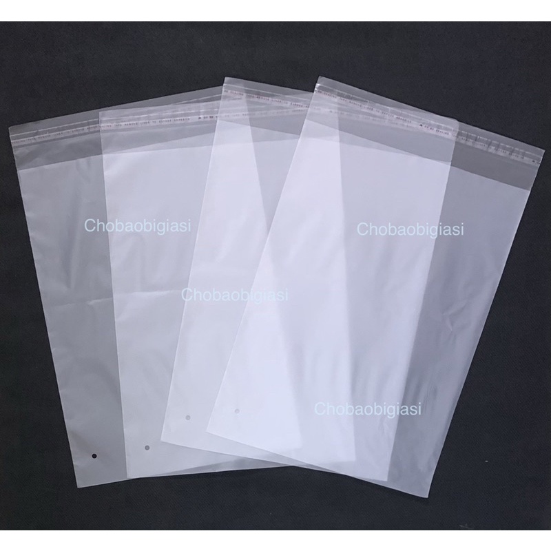 {Giá sỉ 10kg/size} Túi mờ dán keo (loại mờ) chuyên đựng quần áo, chất túi sang trọng (sp y hình)