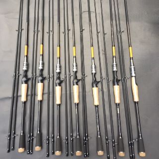 Cần câu lure máy ngang SUPER SP1802 kèm 2 ngọn M - MH loại tốt