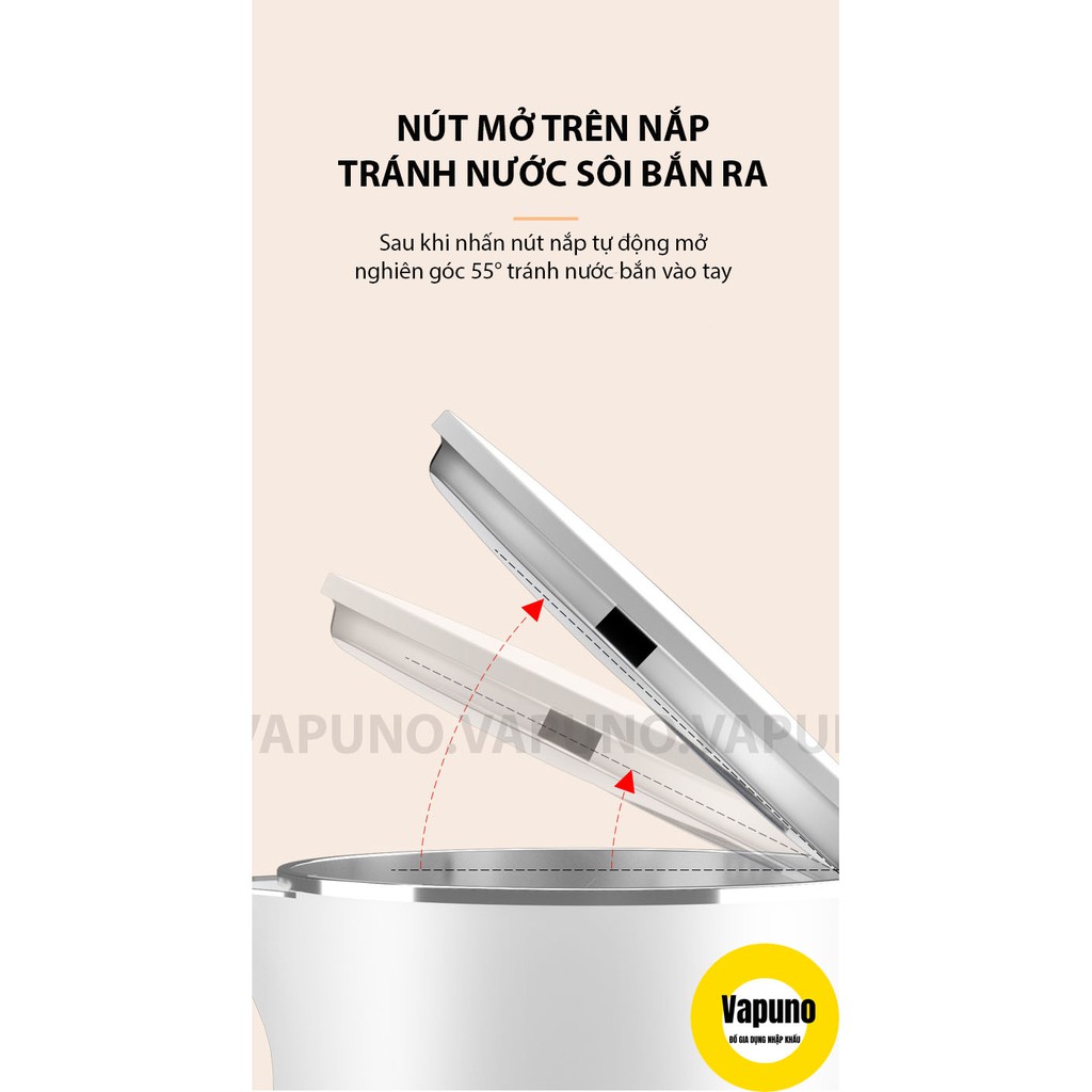 Ấm đun nước 2 lớp siêu tốc cao cấp KONKA