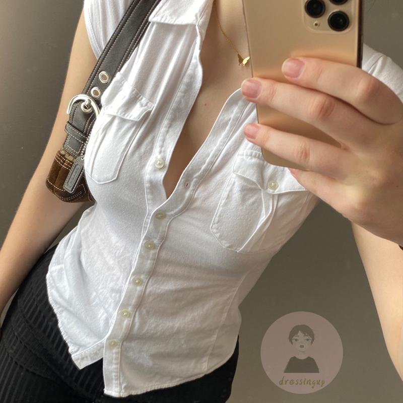 Áo Thun Ngắn Tay Dáng Ôm Màu Sắc Thời Trang Mùa Hè Cho Nữ