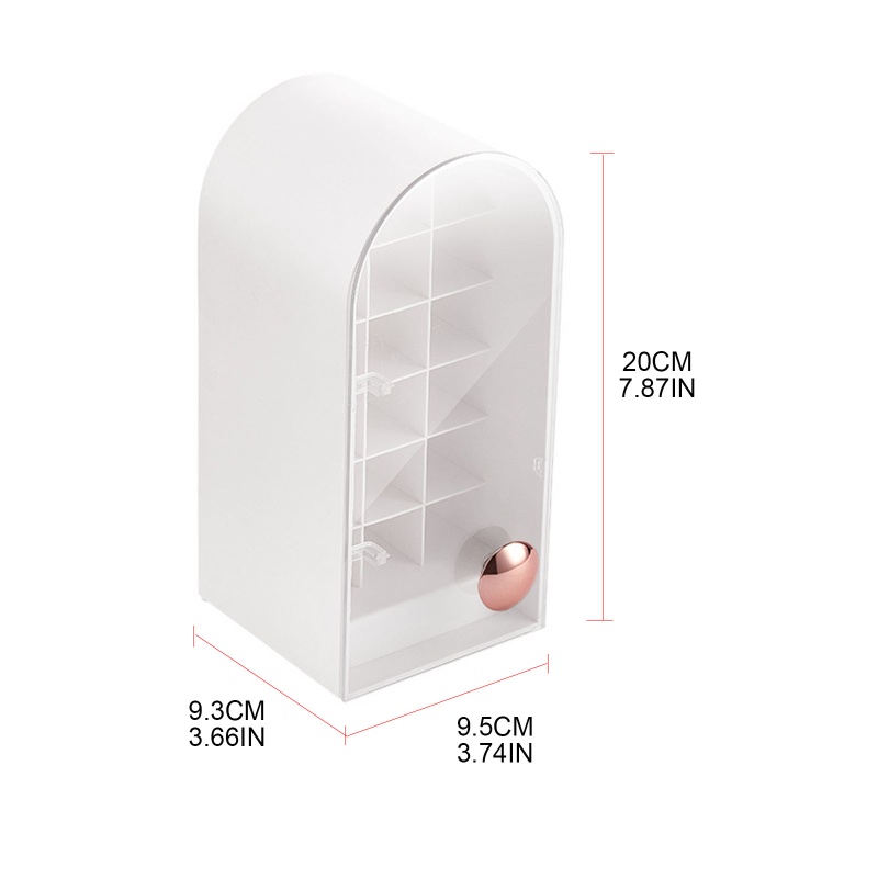 Giá Đỡ Son Môi 18 Ngăn Bằng Nhựa ABS Tiện Dụng