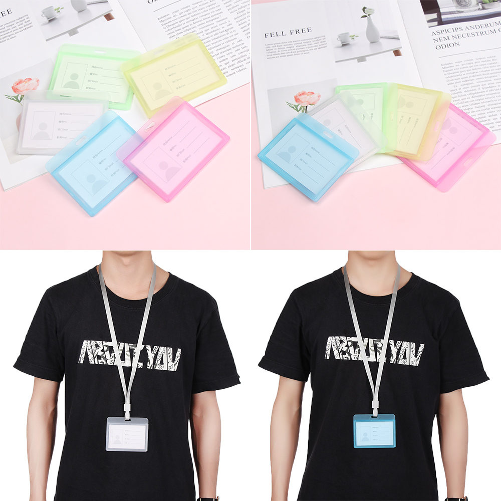 Bao đựng thẻ màu sắc trong suốt thời trang