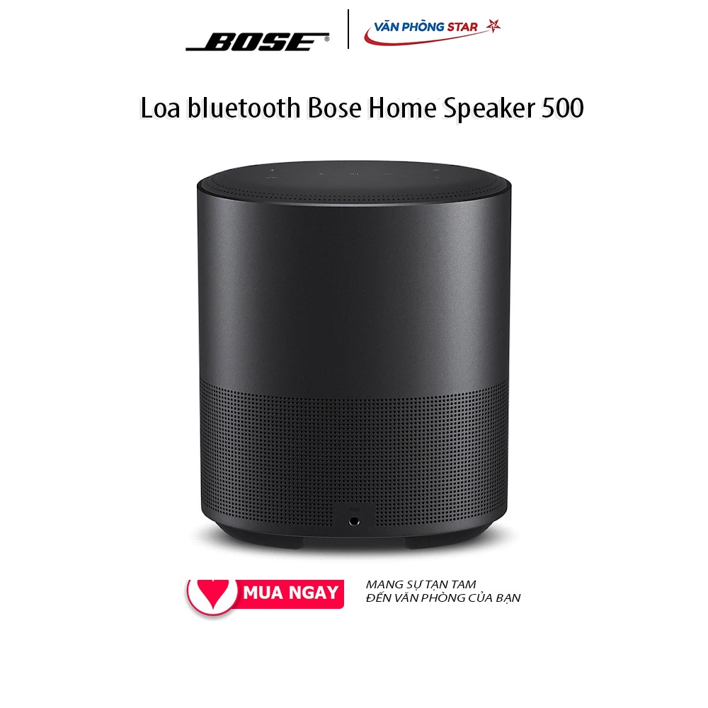 Loa bluetooth Bose Home Speaker 500 Kết nối AUX, Bluetooth 4.2, WiFi  Âm thanh nổi xuyên tường