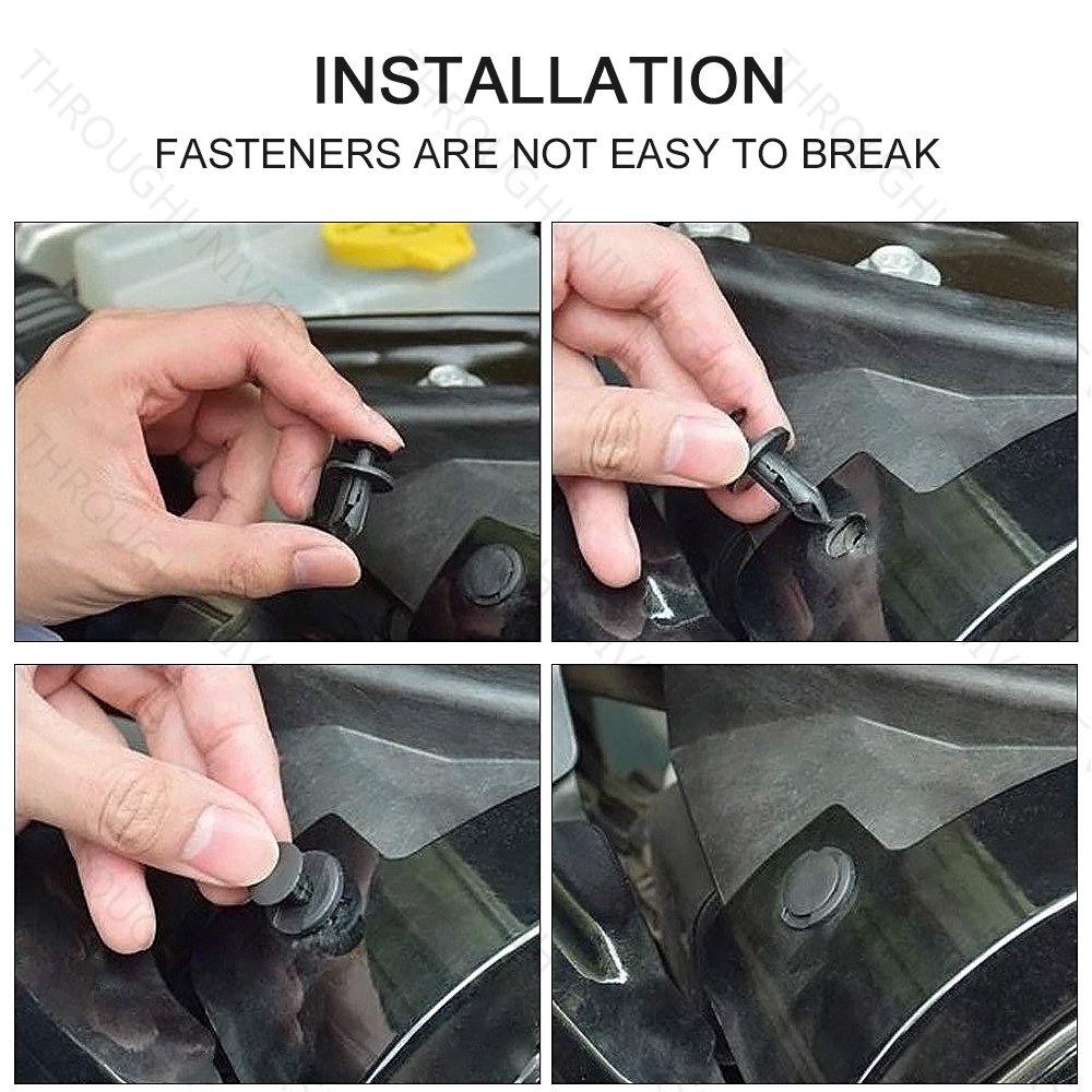 Bộ 190 Đinh Tán Bằng Nhựa Tiện Dụng Cho Xe Hơi