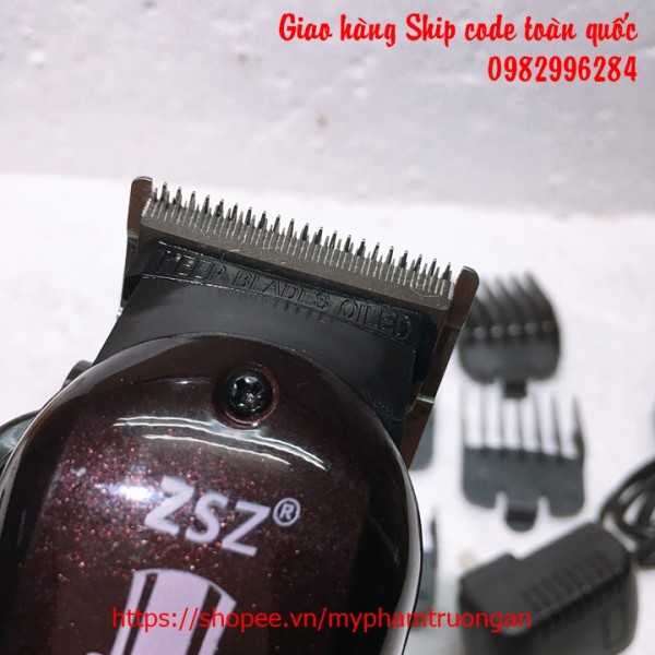 Tông đơ lưỡi kép ZSZ F32 pin sạc chuyên nghiệp