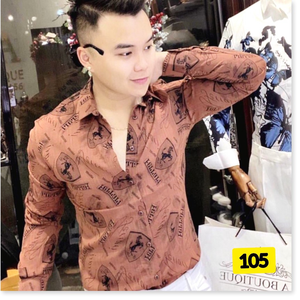 Áo Sơ Mi Nam  Hàn Quốc Mẫu Đơn Giãn Đẹp Trai HP