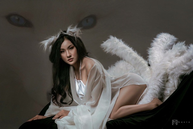 Cosplay Bộ tai + 9 đuôi hồ ly (hình thật Shop chụp) | BigBuy360 - bigbuy360.vn