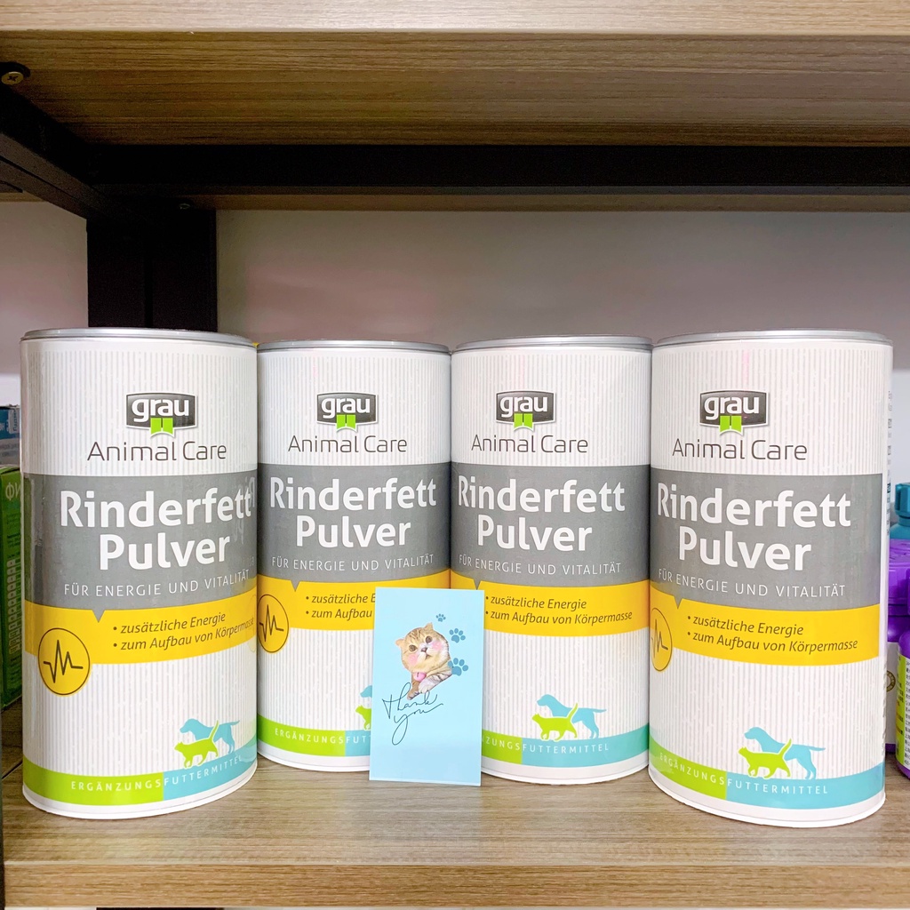 Bột Mỡ Bò GRAU RINDERFETT-PULVER cho mèo - 100g - 400g