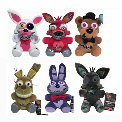 Gấu/ Cáo nhồi bông hình nhân vật hoạt hình FNAF Five Nights At Freddy's 7inch dành cho làm quà tặng