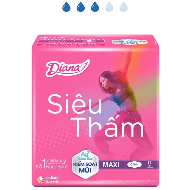 Chính hãng- DATE MỚI - Băng vệ sinh Diana đủ loại