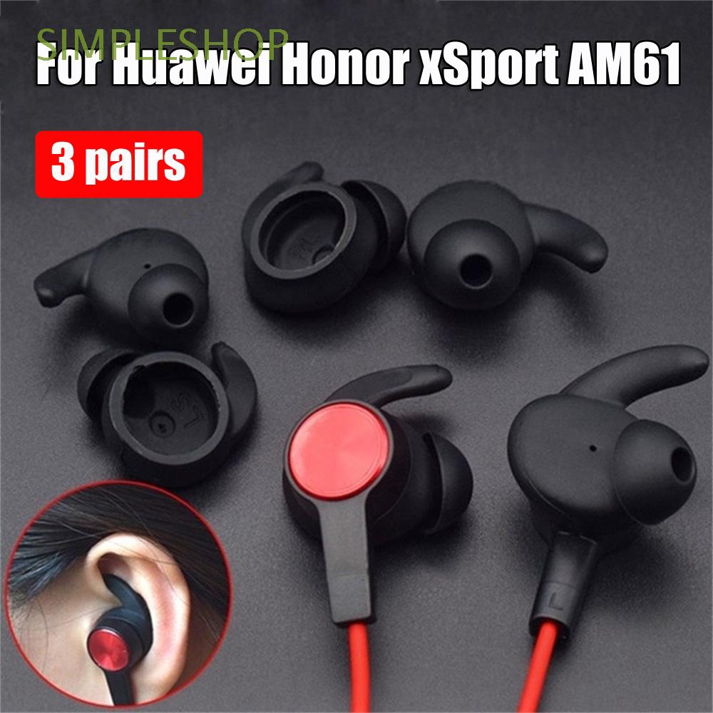 Set 3 cặp vỏ bọc Silicone cho tai nghe nhét tai Huawei Honor xSport AM61