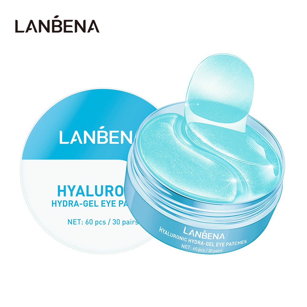 Hộp 60 Miếng Mặt Nạ LANBENA Chứa Collagen Axit Hyaluronic Làm Trẻ Hoá Vùng Da Mắt