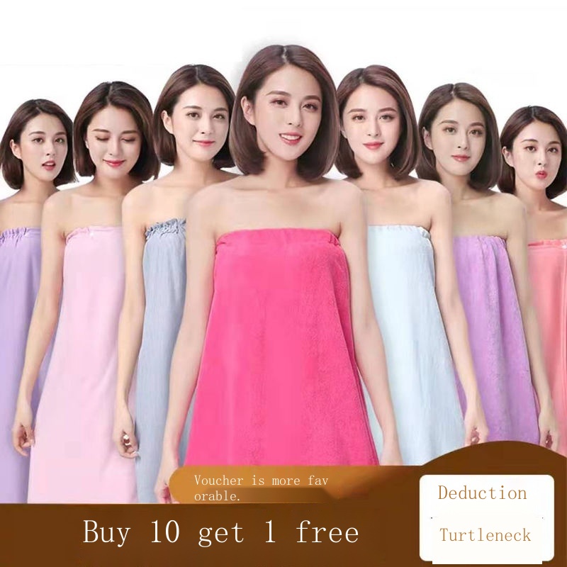 Beauty Salina Áo Choàng Tắm Dạng Váy Quấn Ngực Mỏng Nhẹ Thấm Hút Mồ Hôi Tốt Cho Sức Khỏe Làm Đẹp Khách Sạn yukata Xông Hơi de / *#