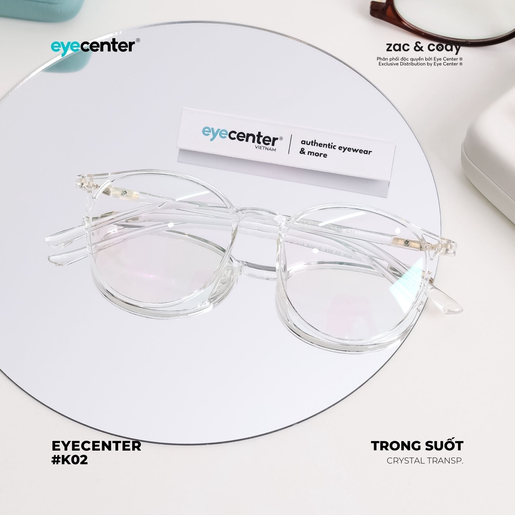 Gọng kính nam nữ chính hãng EYE CENTER K02-S by Zac &amp; Cody nhập khẩu Eye Center Vietnam