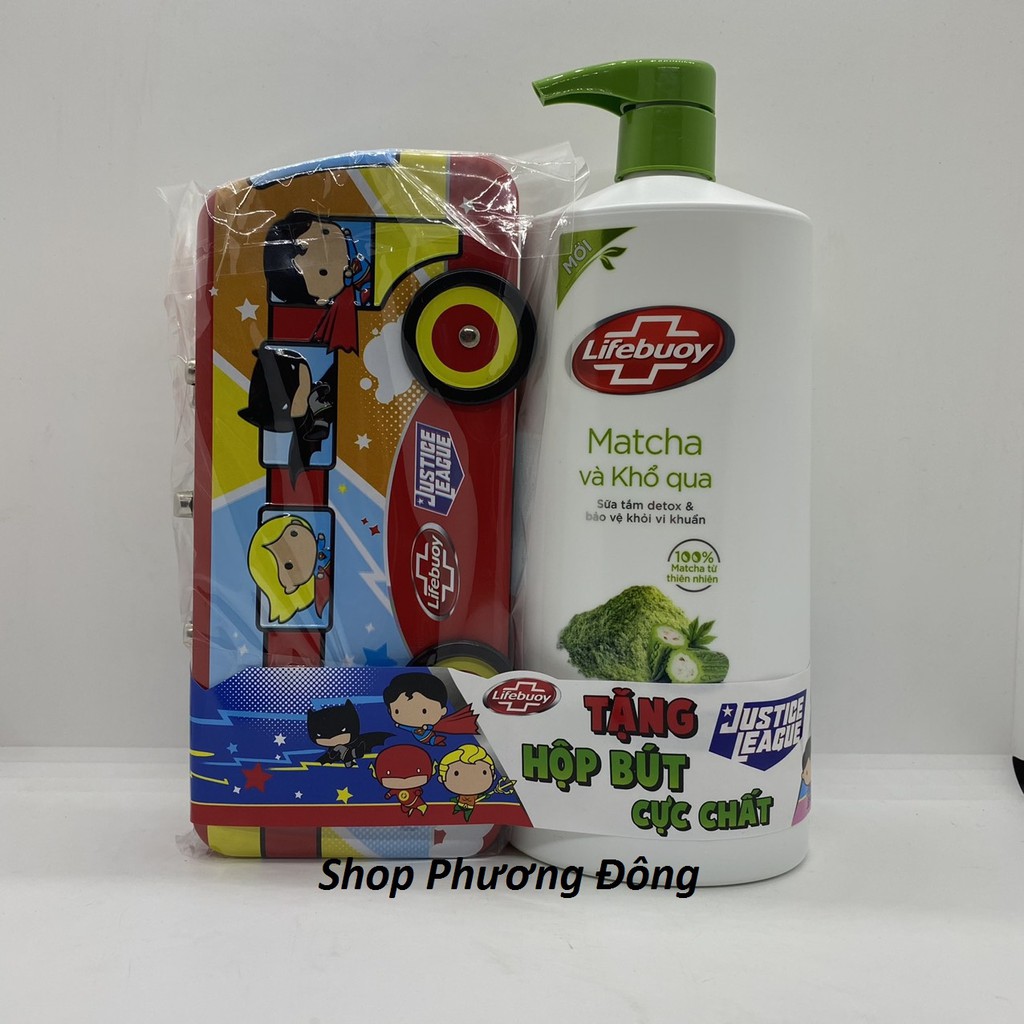 (Quà tặng kèm) Sữa tắm Detox Lifebuoy - Matcha & Khổ Qua 850g