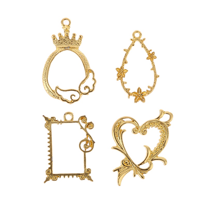 Khung Treo Chìa Khóa Hình Bướm Bằng Nhựa Resin UV Charms