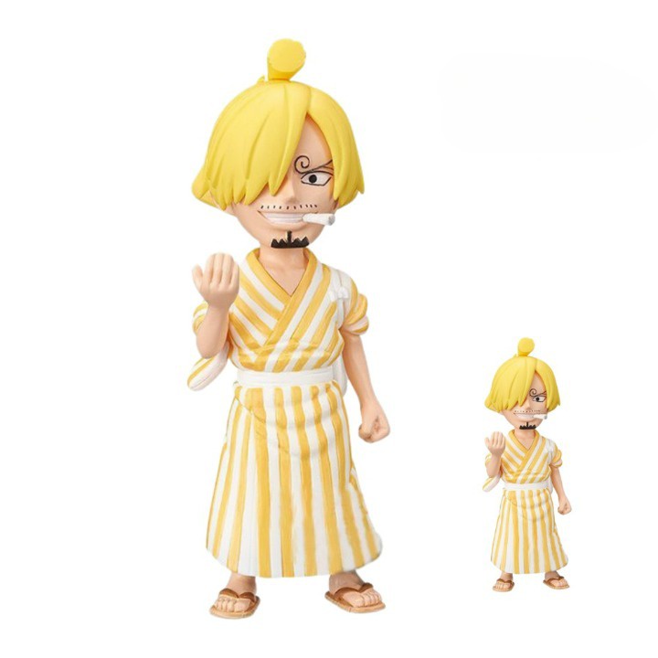 Mô hình One Piece WCF Luffy Sanji Zoro Nami Choper Usopp Law Kin'emon Sư Tử vàng Otama ở wano quốc, mô hình anime decor