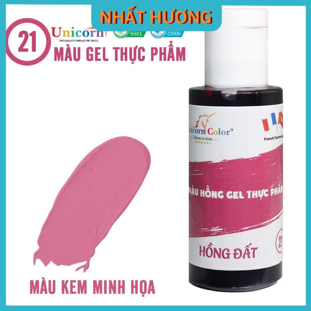 Màu Gel Hồng Đất Unicorn D21 28gr