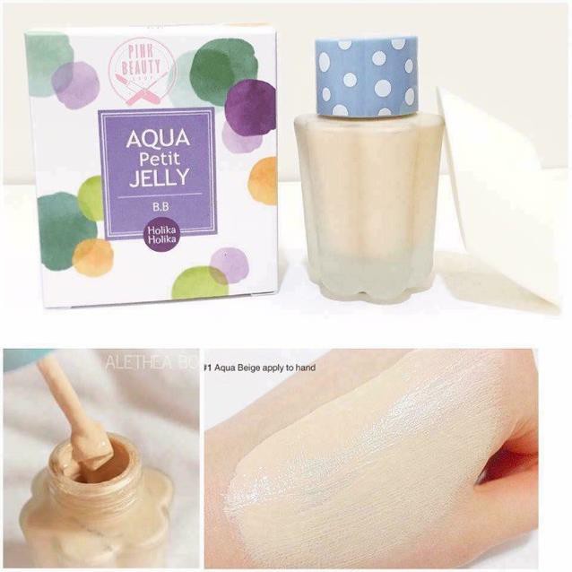 [Hàng Auth Hàn Quốc] Kem Nền Dạng Thạch Holika Aqua Petit Jelly BB Cream kiềm dầu tốt và che phủ Hàn Quốc 40ml | BigBuy360 - bigbuy360.vn