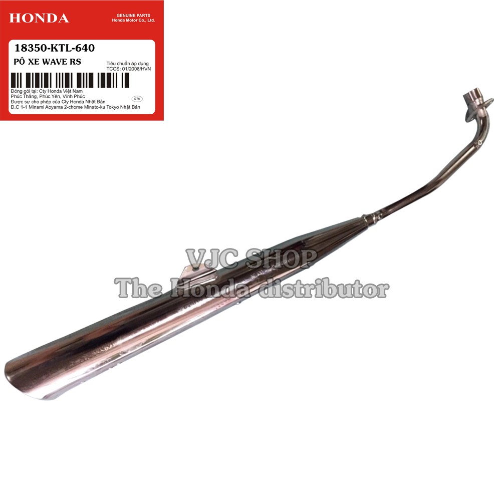 Pô xe Honda Wave RS 2005-2007 chính hãng