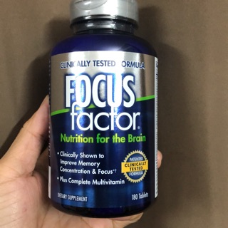 [Date 01.2024 ] Viên Uống Bổ Não FOCUS Factor – Tăng Cường Trí Nhớ - 180 viên