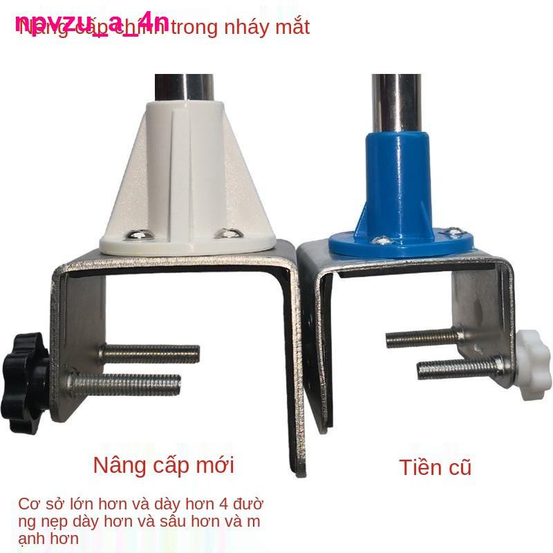 bàn[giá treo quạt trần nhỏ] Lưới chống muỗi đa năng bằng thép không gỉ đậm màu trên kệ gấp ống lồng kính thiên v