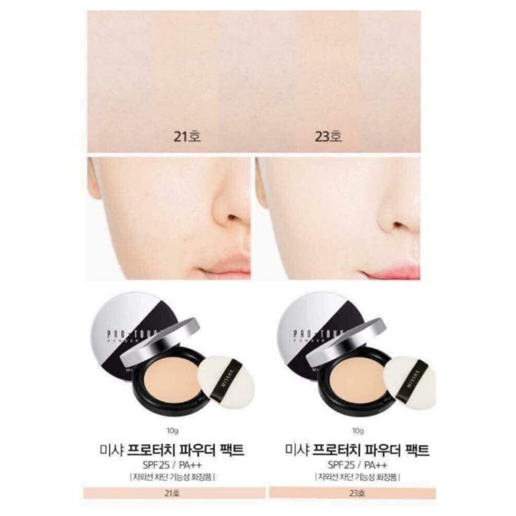 Phấn Phủ Nén Missha Pro-touch Powder Pact SPF25/PA++