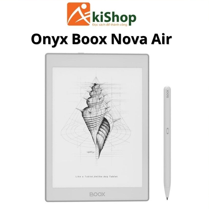 Máy đọc sách Boox Nova Air 32 GB chính hãng có bút Akishop