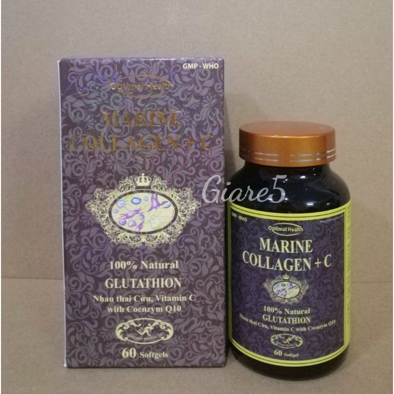 Viên uống ĐẸP DA SÁNG DA COLLAGEN + C Lọ 60 Viên