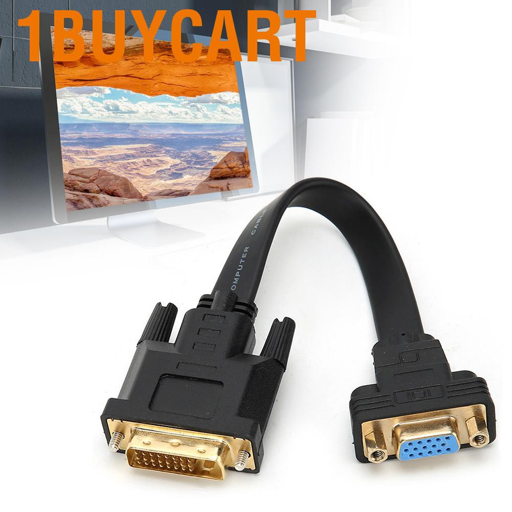 1 Cáp Chuyển Đổi Dvi D Dual Link 24 + 1 Male Sang Vga Female