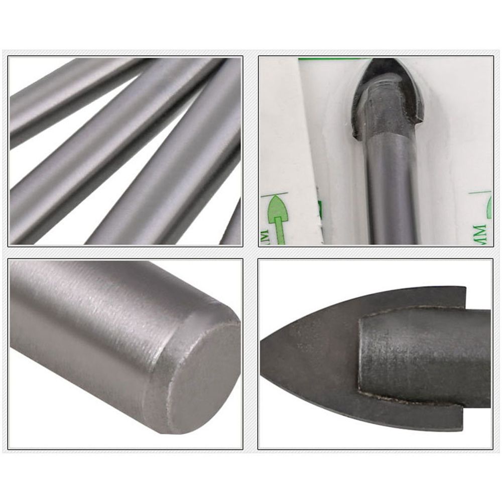 Mũi Khoan Kính / Gạch / Ngói / Đá cẩm thạch Đầu Tam Giác 3-16mm Chuyên Nghiệp Chất Lượng Cao