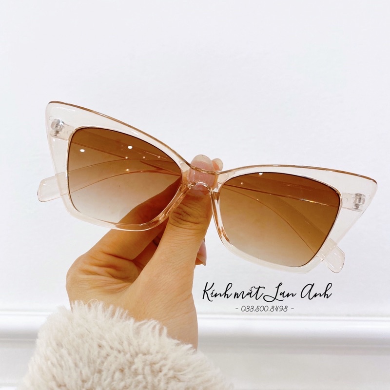 Kính Mát Nữ Mắt Mèo, Phong Cách Cổ Điển, Màu Sắc Dễ Đeo - LAM002