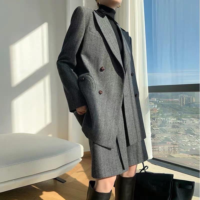 Set đồ Áo Blazer nữ+ quần sọoc phong cách hàn quốc mẫu mới chất đẹp mã RB02