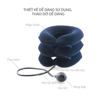 Đai quấn cổ bơm hơi Yuwell