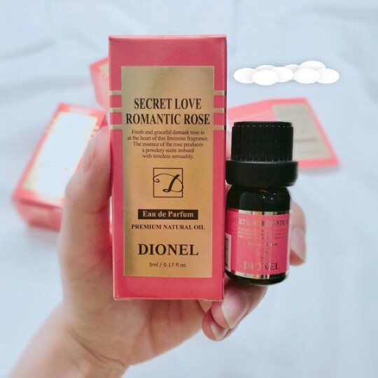 Nước hoa vùng kín dionel secret love romantic rose 5ml - ảnh sản phẩm 1