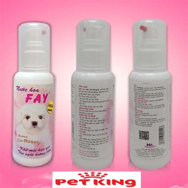 [MẪU MỚI ]Nước Hoa FAY Thơm Lâu cho Thú Cưng 100ml