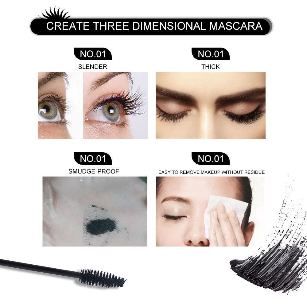 Mascara YANQINA thiết kế vỏ ống màu đen thân phình độc đáo | BigBuy360 - bigbuy360.vn